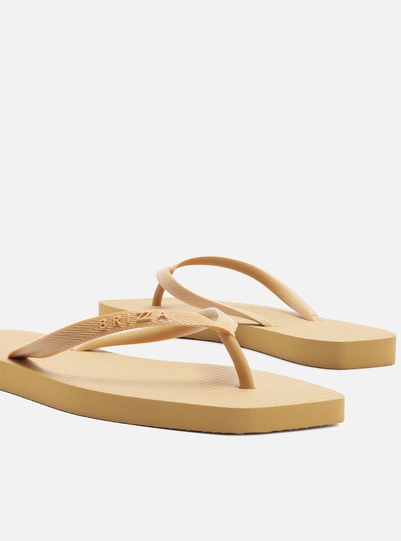 Chinelo de Dedo Nude Flatform Brizza — foto 4