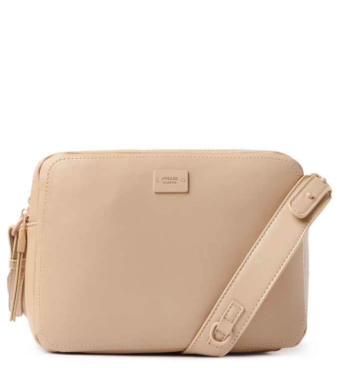 Bolsa Tiracolo Média Nude Giorno