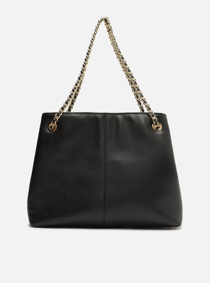 Bolsa Preta Tote Média