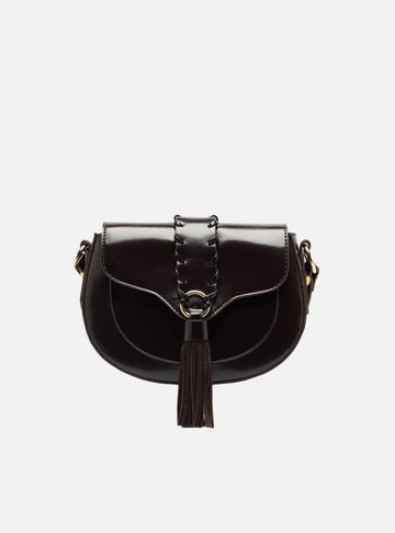 Bolsa Tiracolo Marrom Média Barbicacho