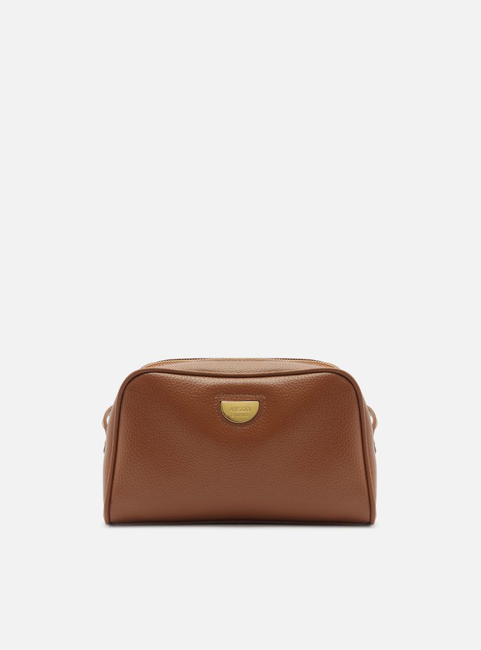 Bolsa Tiracolo Marrom Média Tag Metal