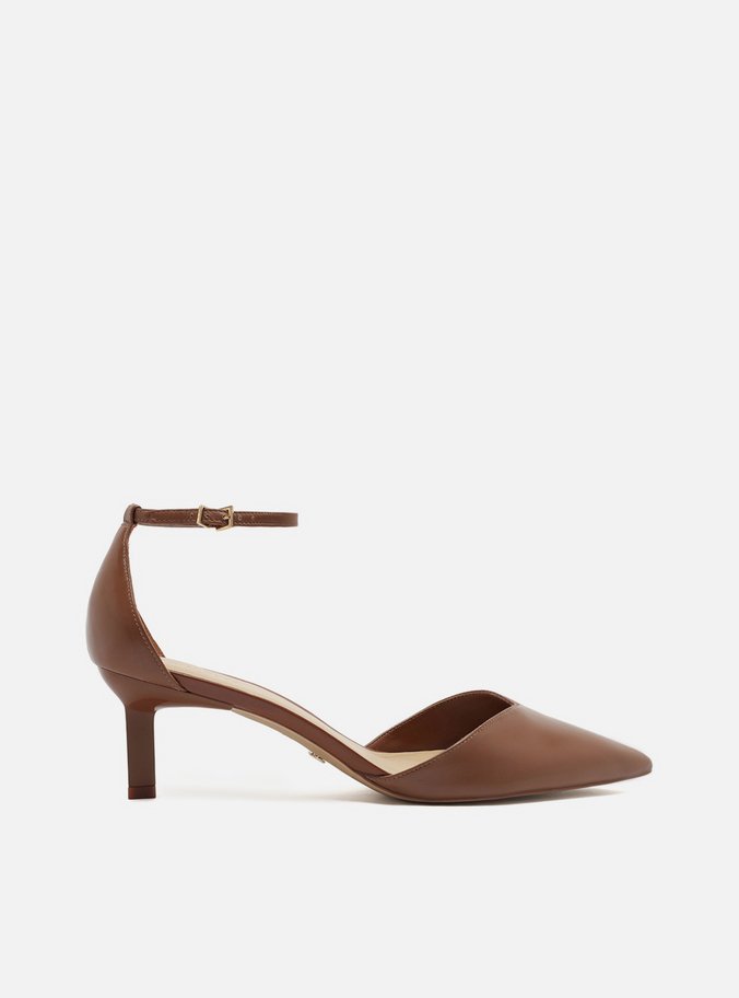 Scarpin Marrom Salto Baixo