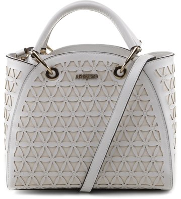 Bolsa Satchel Suki Média Branca