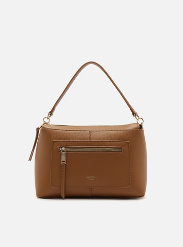 Arezzo — Bolsa Tote Marrom Média Bolso Frontal