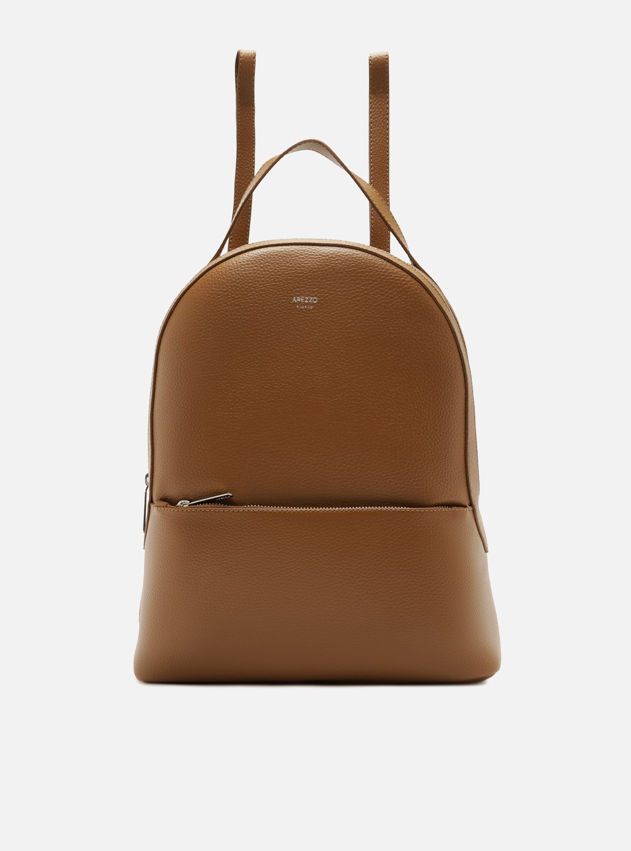 Mochila Marrom Camel Grande — foto 1