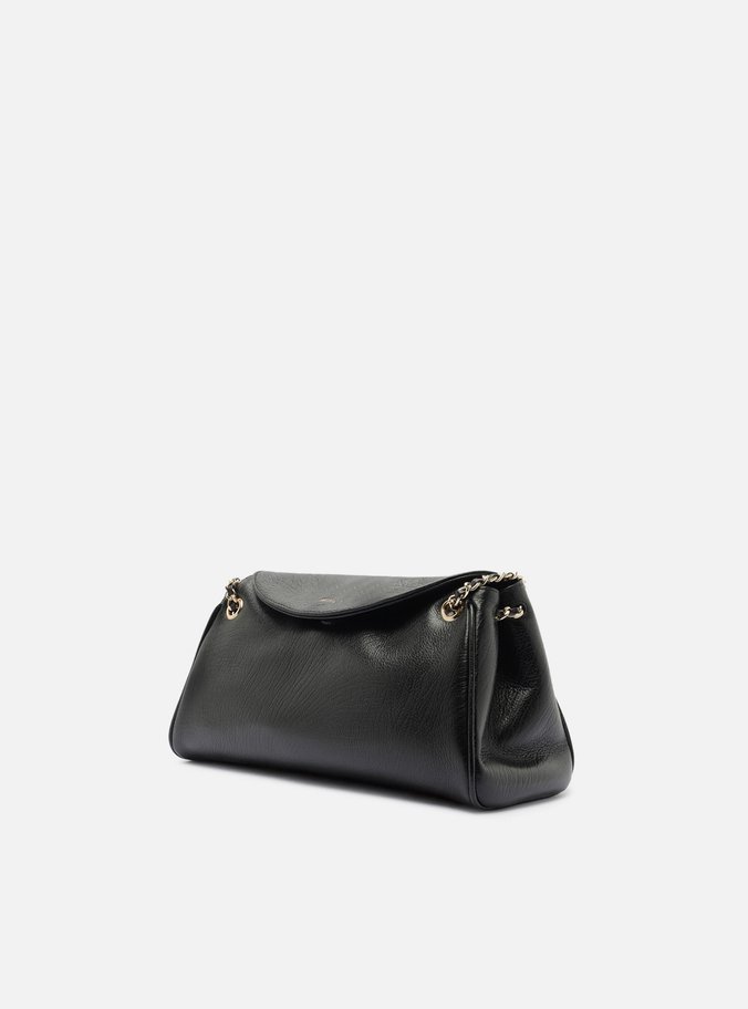 Bolsa Shoulder Preta Média Corrente