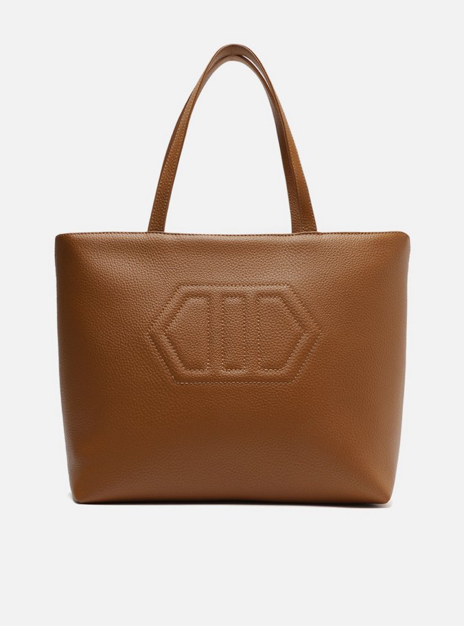 Bolsa Shopping Marrom Grande