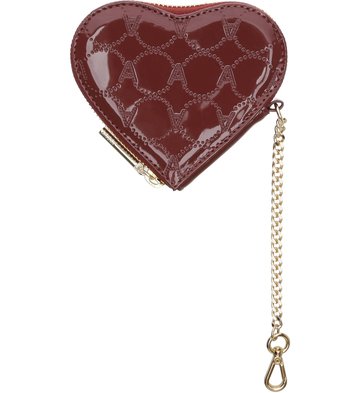Porta Moeda Verniz Love Monograma Vinho