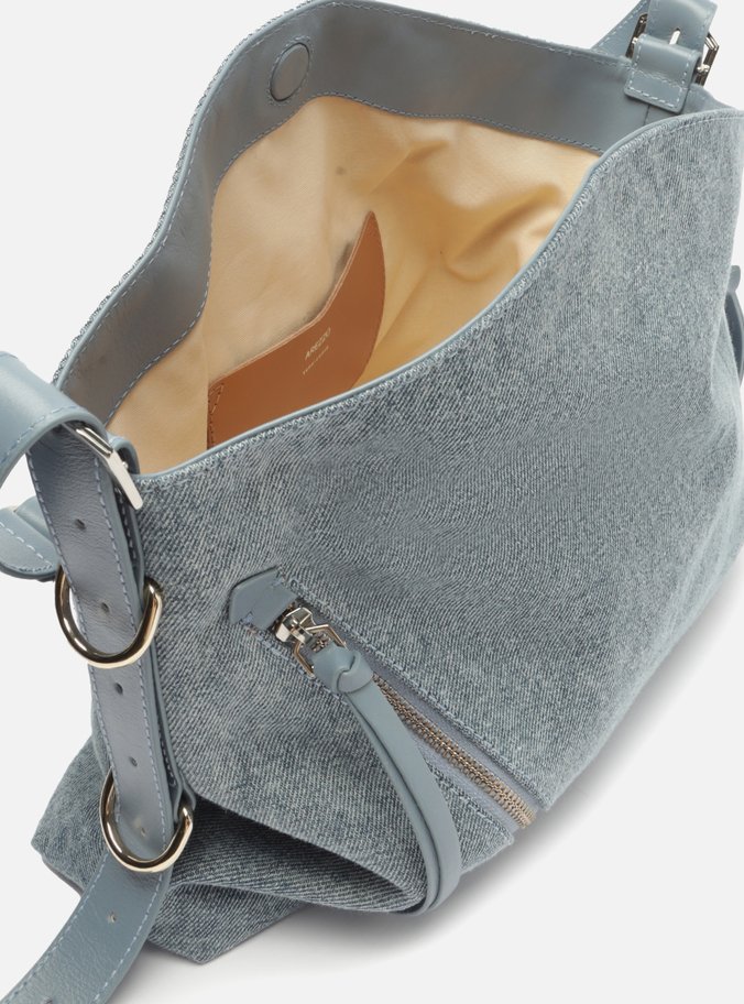 Bolsa Hobo Azul Jeans Alicia Grande