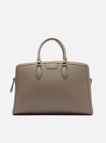 Bolsa Tote Cinza Grande
