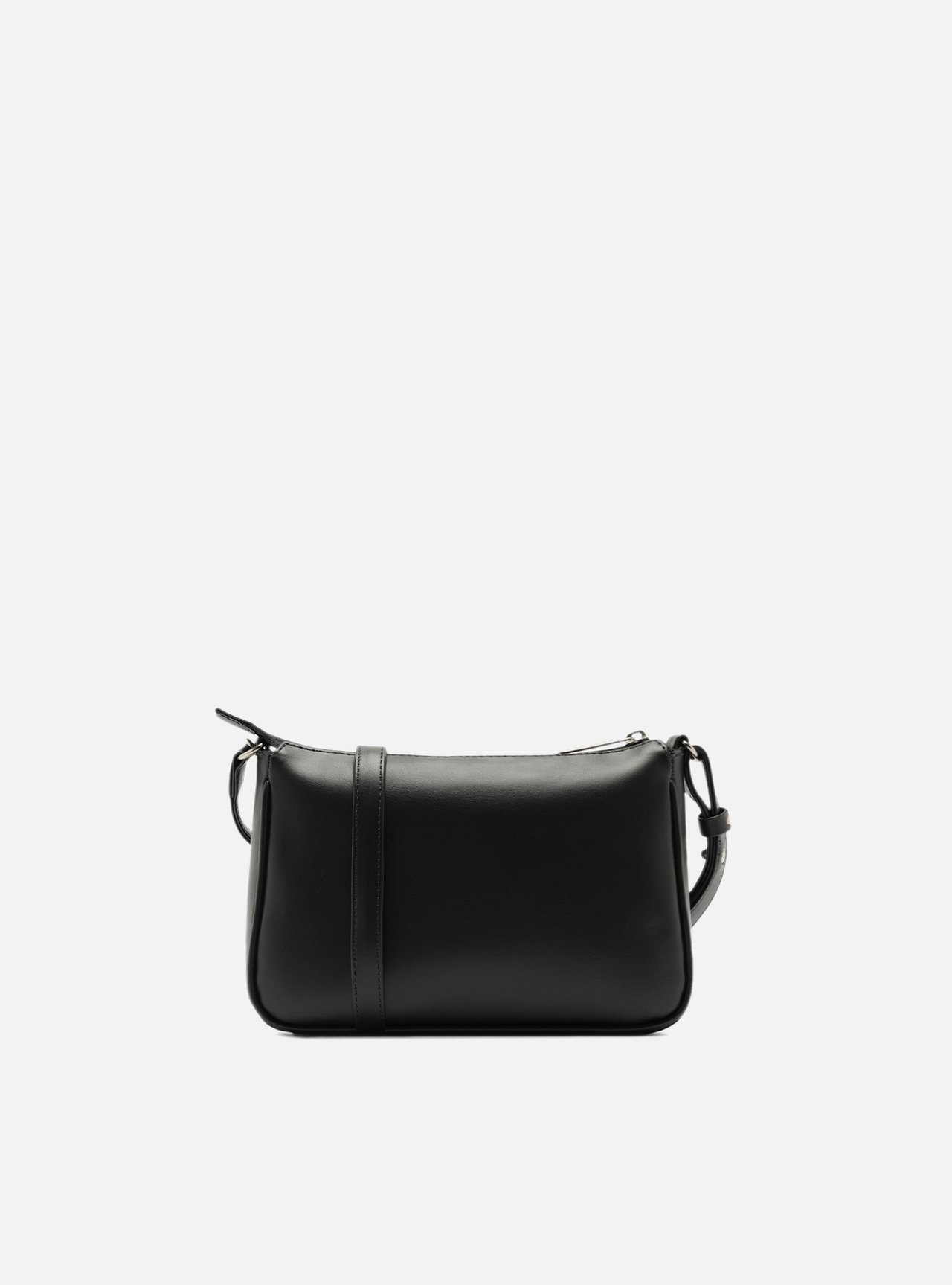 Bolsa Tiracolo Preta Iara Pequena Translúcida — foto 3