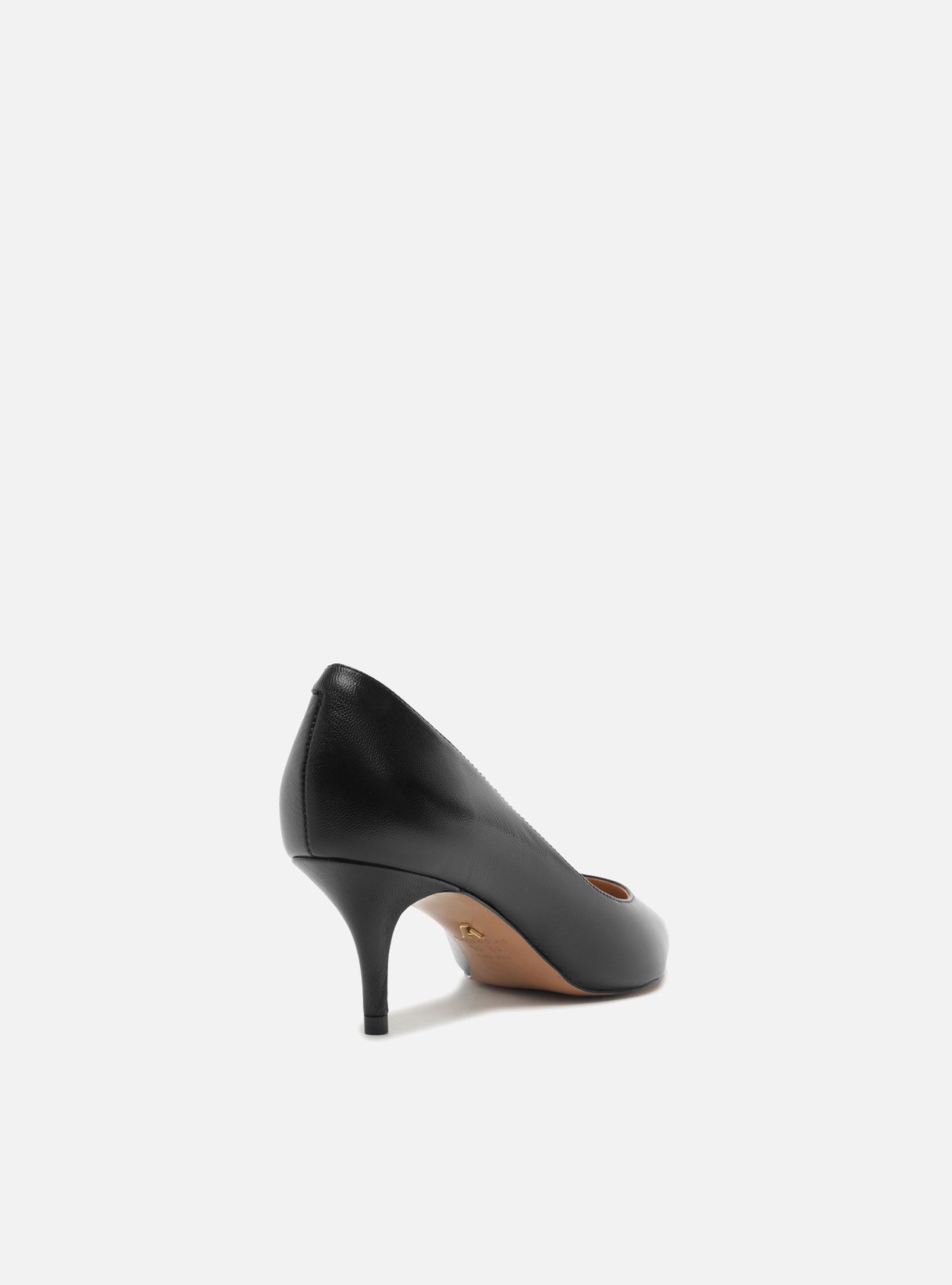 Scarpin Preto Couro Salto Fino Essencial 60 — foto 3