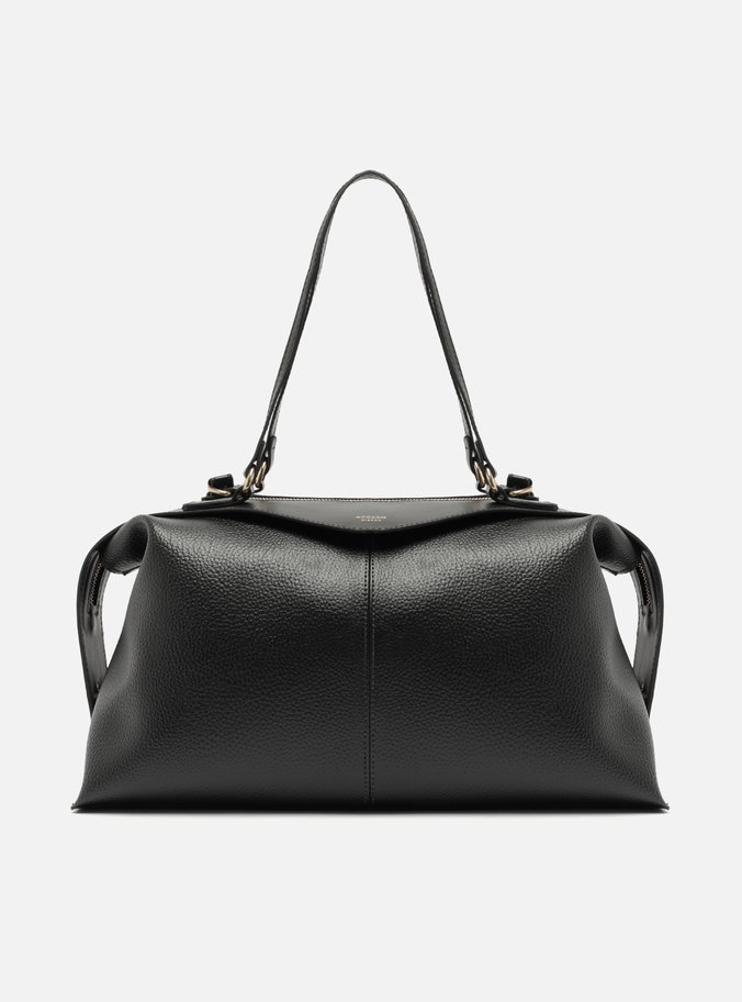 Bolsa Bowling Preta Grande Mix Texturas