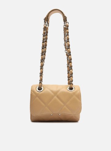 Bolsa Tiracolo Nude Couro Pequena Mizz