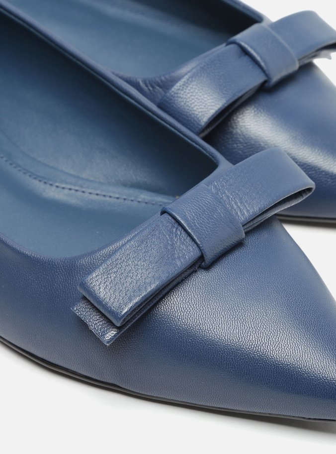 Sapatilha Azul Bico Fino