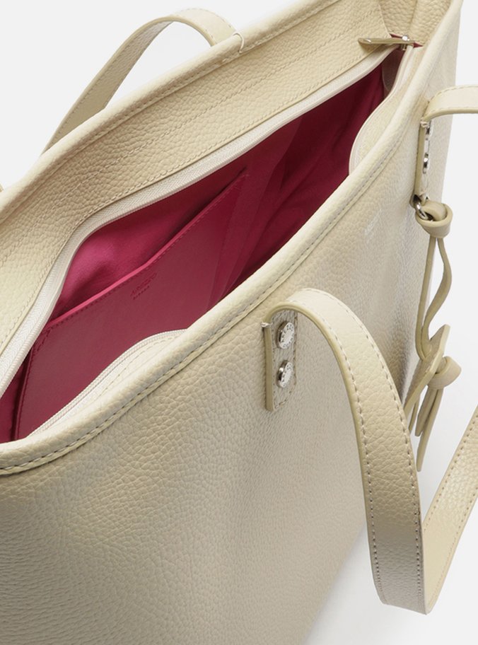 Bolsa Shopping Bege Giorno Grande Bag Charm