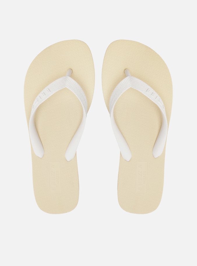 Chinelo de Dedo Branco Bicolor Roma Basics