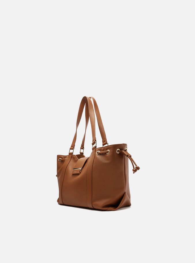 Bolsa Shopping Marrom Média
