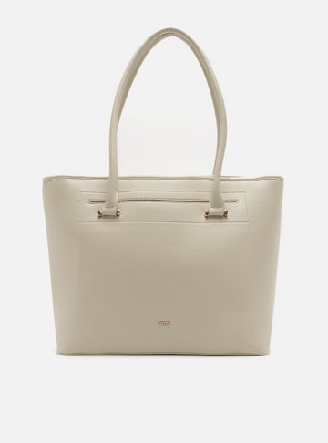 Bolsa Shopping Off White Grande Bolso Zíper