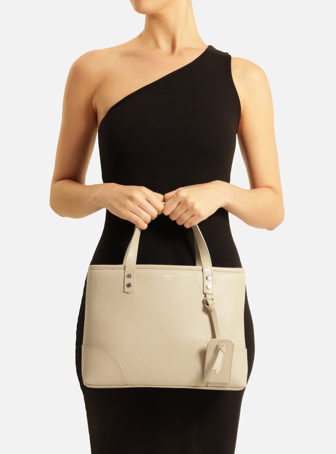 Bolsa Tote Bege Giorno Média Bag Charm