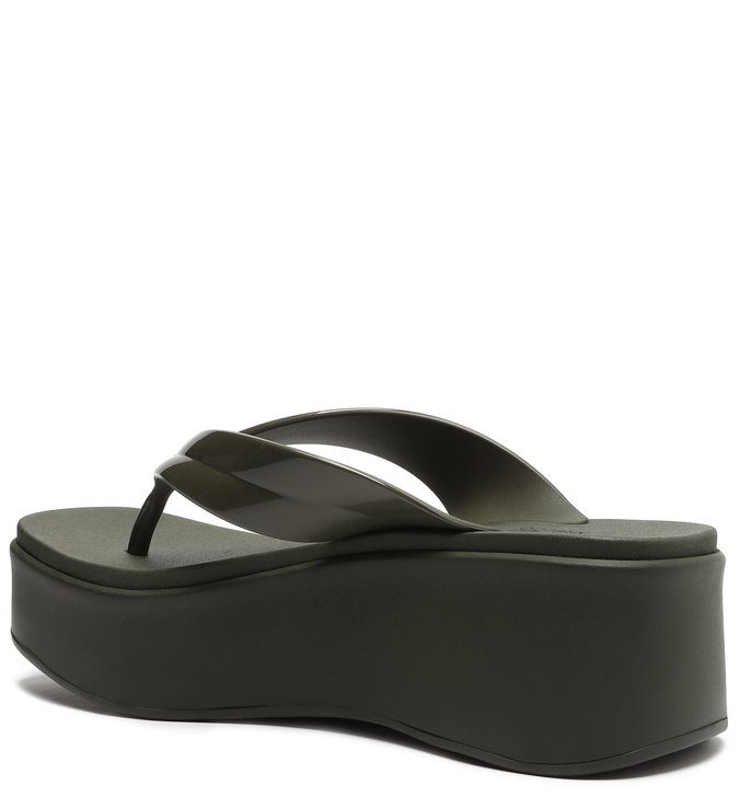 Sandália Verde Plataforma Brizza | Arezzo