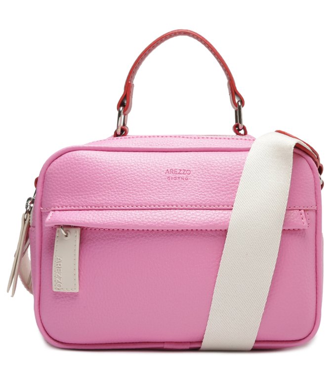 Bolsa Tiracolo Rosa Prione Fun Média