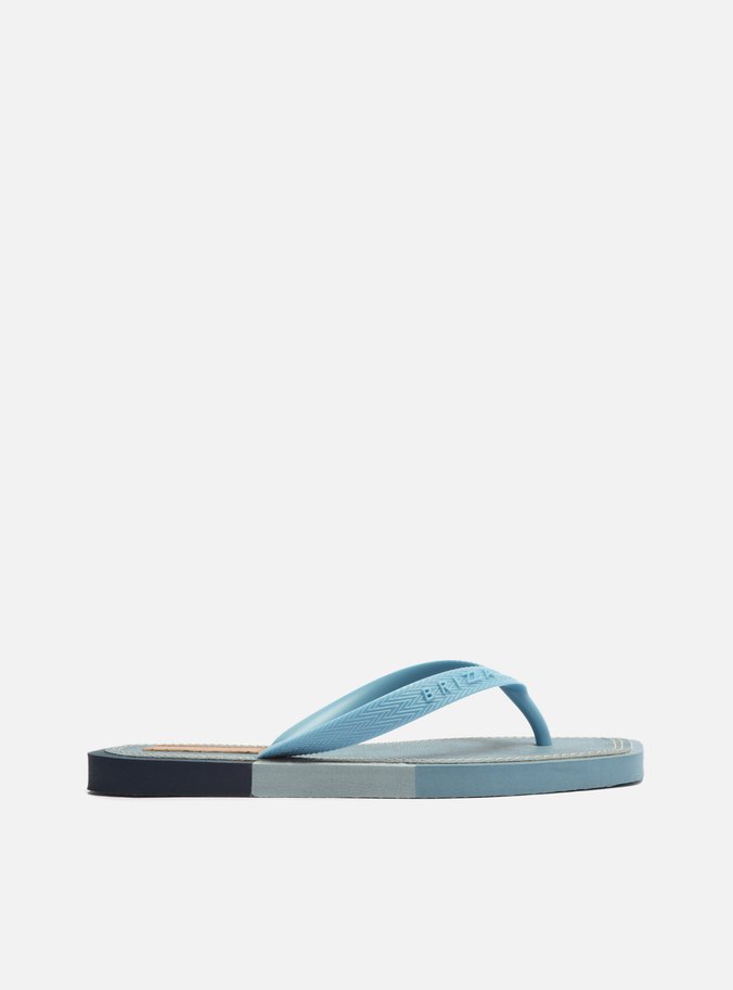 Chinelo de Dedo Azul Jeans Color Square Brizza