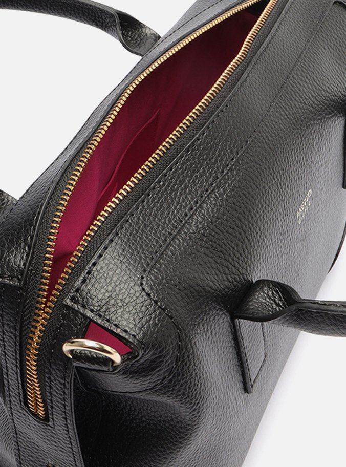 Bolsa Bowling Preta Grande Recortes