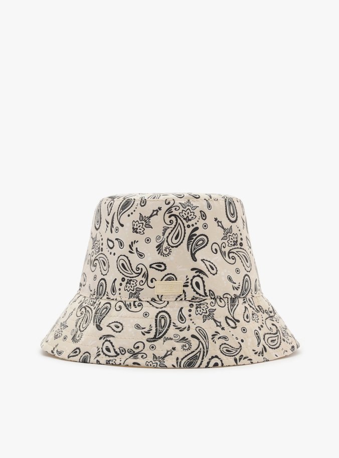 Chapéu Buck Amarelo Estampado Paisley Brizza