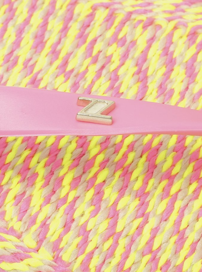 Chinelo de Dedo Rosa Fluo Brizza