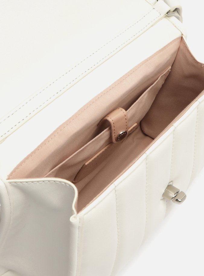 Bolsa Tiracolo Branca Média