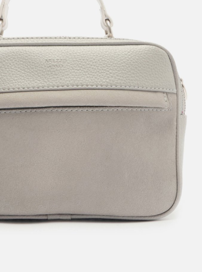 Bolsa Tiracolo Cinza Prione Média