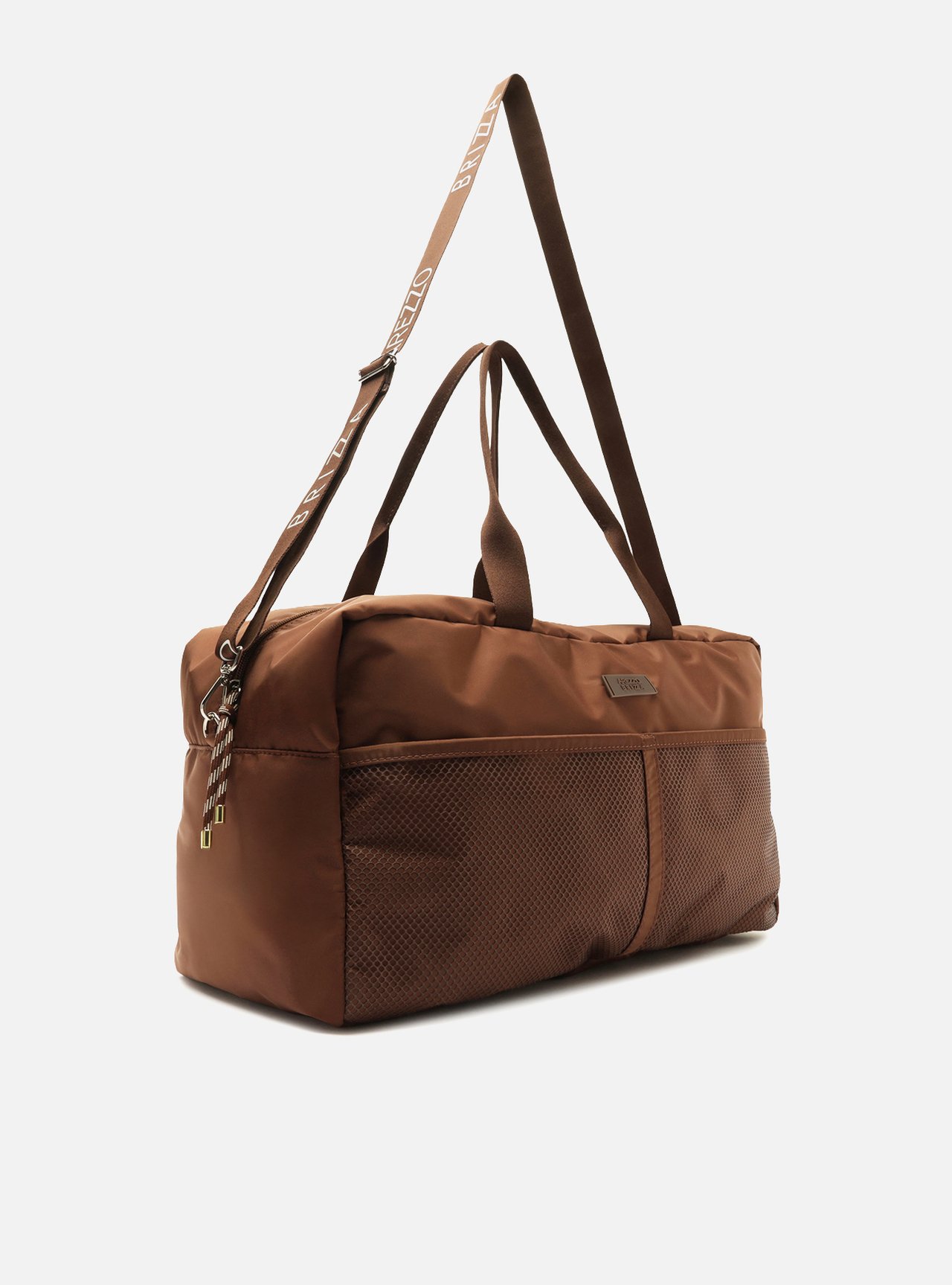 Bolsa Mala Marrom Grande Brizza — foto 5