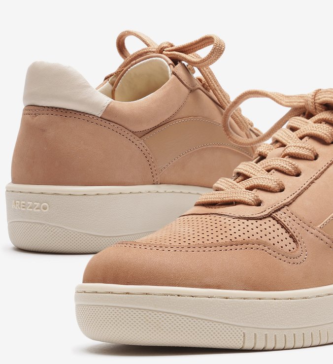 Tênis ZZ Street Nobuck Cadarço Soft Avelã