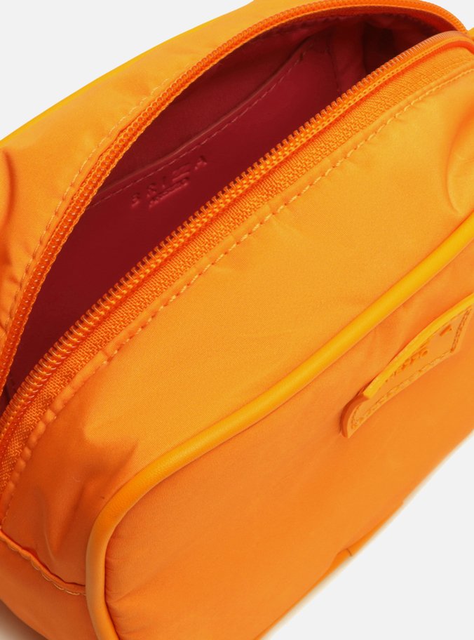 Bolsa Tiracolo Laranja Nylon Lizza Pequena Brizza