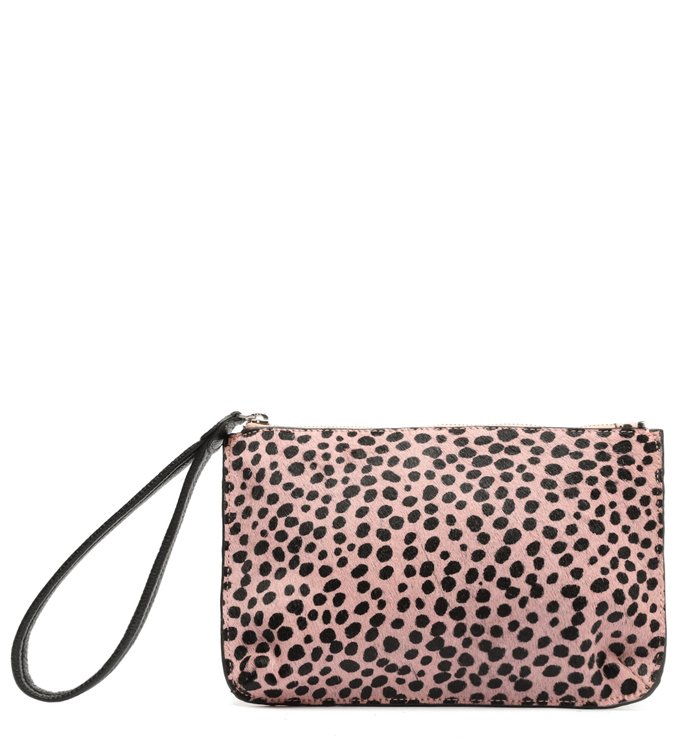 Clutch Animal Print Pelo Fio Alça