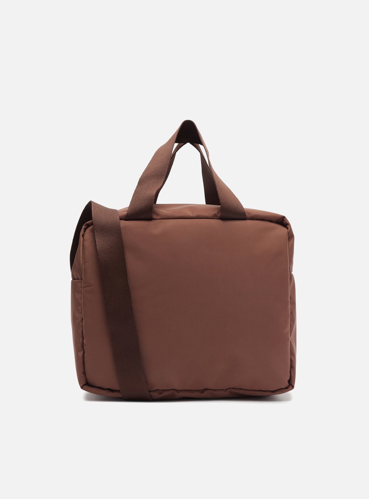 Bolsa Tiracolo Marrom Média Metais Brizza — foto 3
