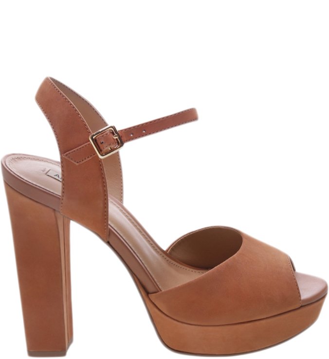 Meia-pata Nobuck Tan