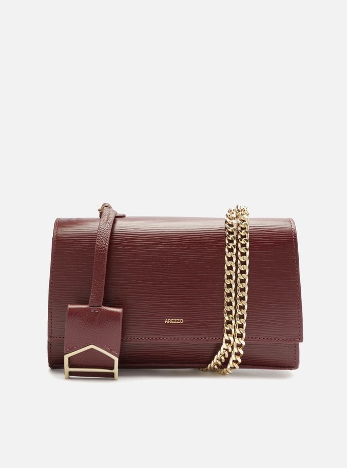 Bolsa Tiracolo Vermelha Couro Abraccio Pequena