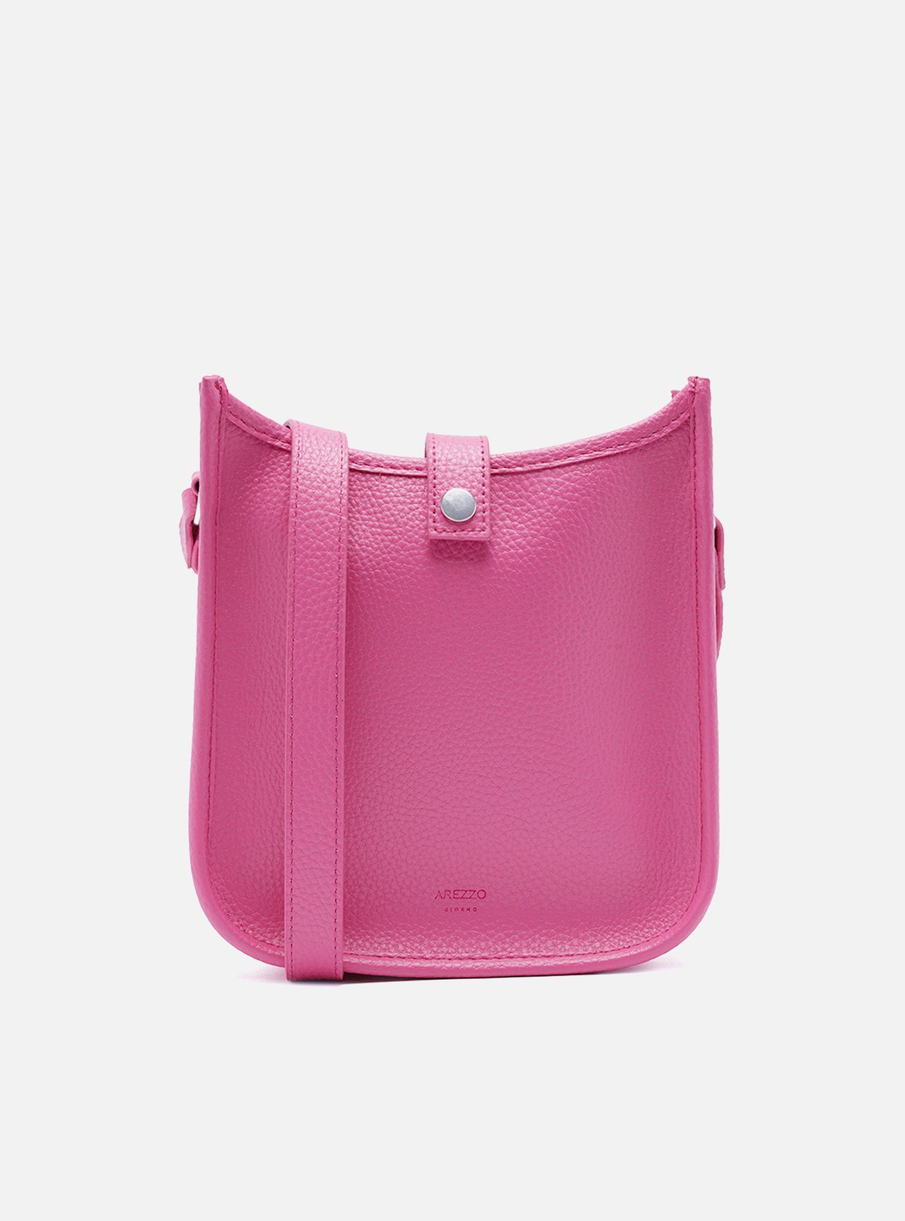 Bolsa Tiracolo Rosa Média Logo Perfurado — foto 3