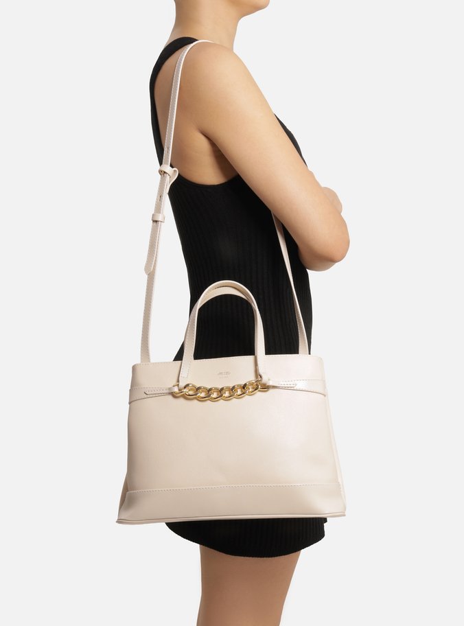 Bolsa Tote Off White Grande Corrente Frontal