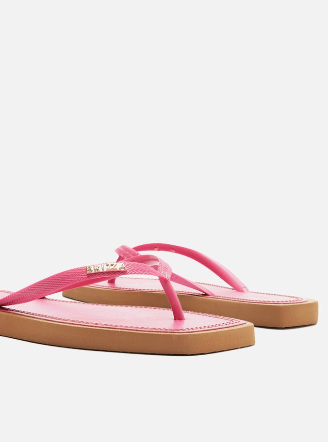 Chinelo de Dedo Rosa Recouro Color Square