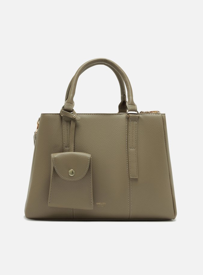 Bolsa Tote Cinza Grande