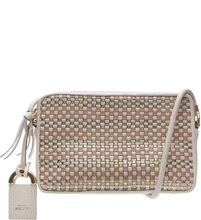 Bolsa Tiracolo Abraccio Off White