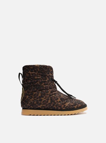 Bota Infantil Animal Print Nylon Estofada