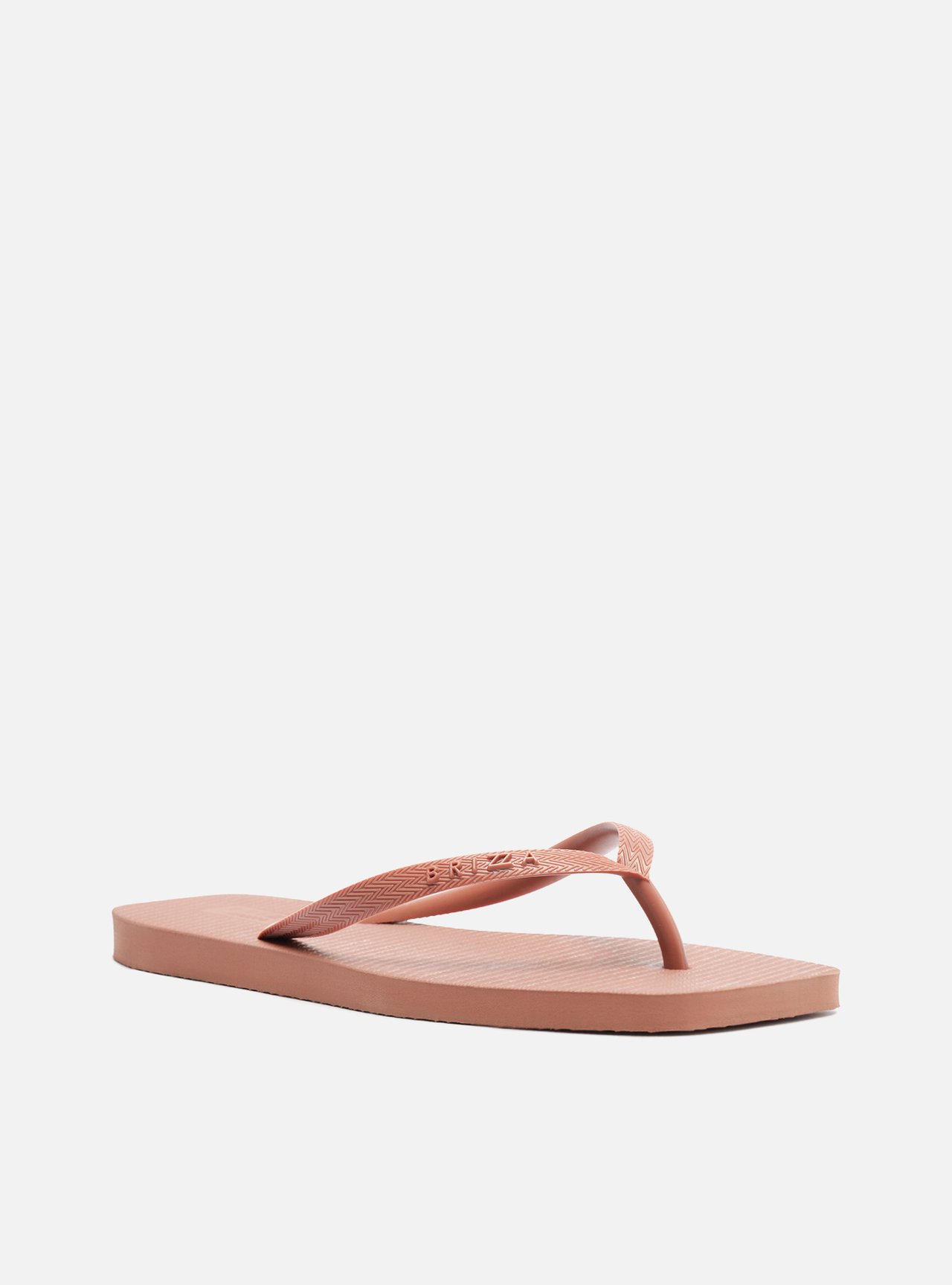 Chinelo de Dedo Rosa Blush Básico Square Brizza — foto 2