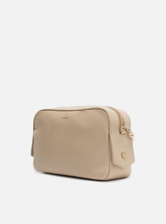 Bolsa Tiracolo Nude Couro Abraccio 2.0 Pequena