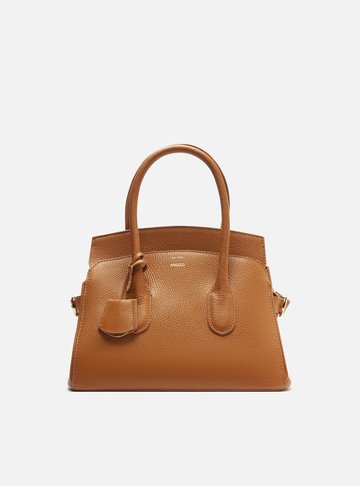 Bolsa Tote Marrom Couro Ária Média