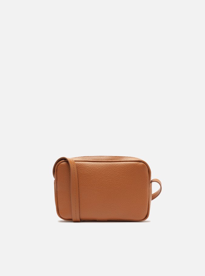 Bolsa Tiracolo Marrom Pequena Bolso Recorte