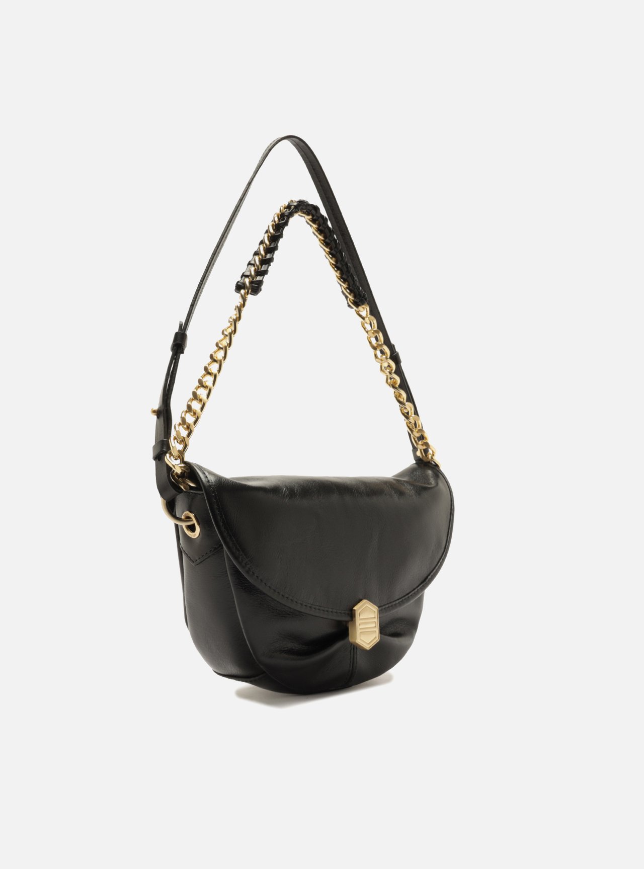 Bolsa Tiracolo Vermelha Couro Pequena — foto 5